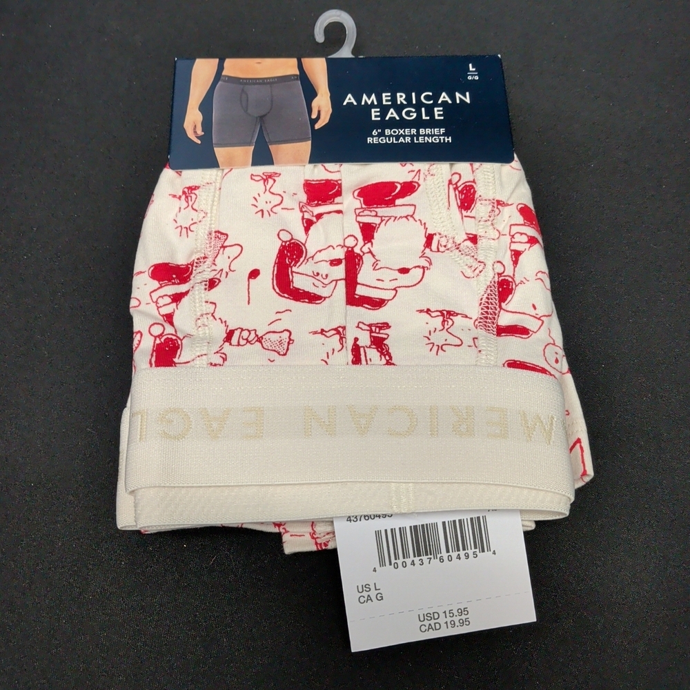 American Eagle Outfitters Santa Print Boxers